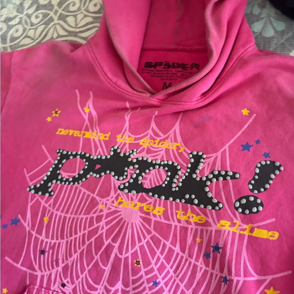 Vibrant Pink Performance Jacket with Graphic Accents
